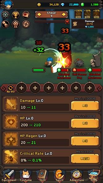 Dragon Slayer : IDLE RPG - screenshot 2