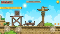 Blue Ball 11: Bounce Ball Adventure - screenshot 1