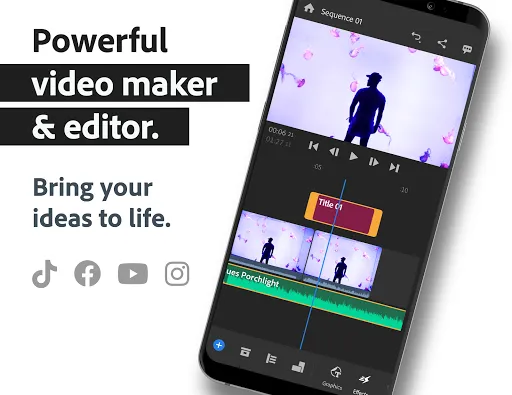 Adobe Premiere Rush APK 2.11.0.14 for Android - screenshot 1