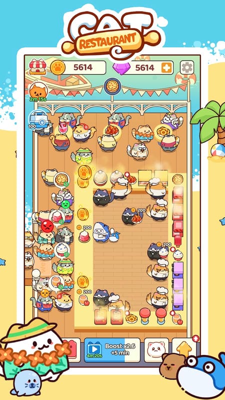 Cat Restaurant Food Bar Story APK - screenshot 1