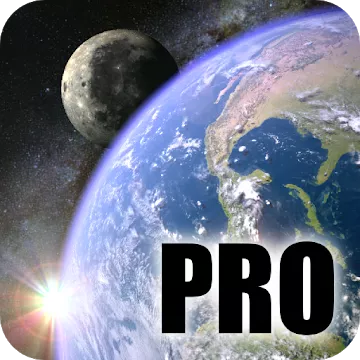 Earth & Moon in HD Gyro 3D PRO MOD APK icon
