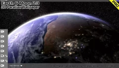 Earth & Moon in HD Gyro 3D PRO - screenshot 4