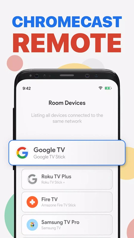 Chromecast &amp; Android TV Remote APK - screenshot 1