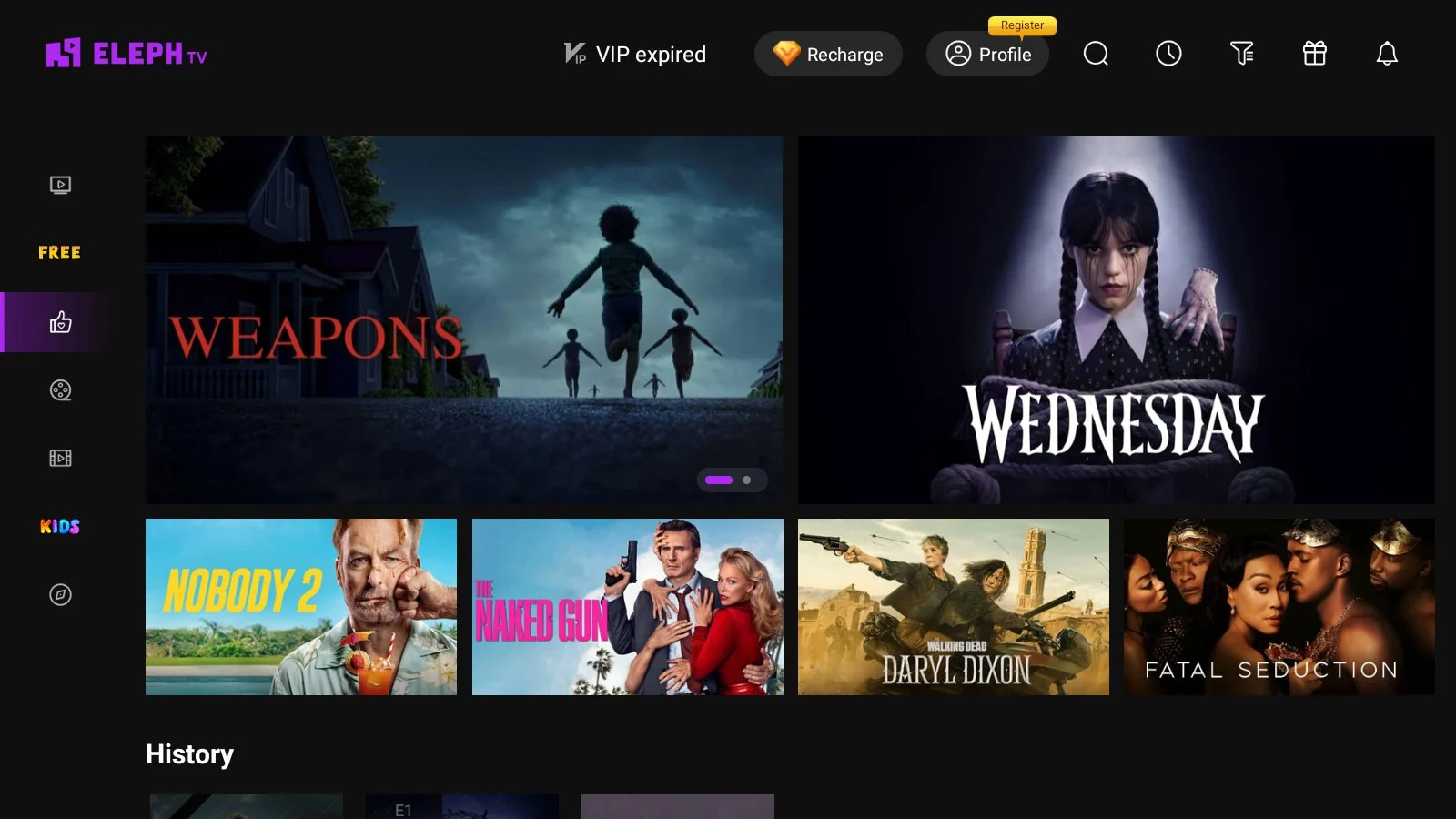 ElephTV - screenshot 1