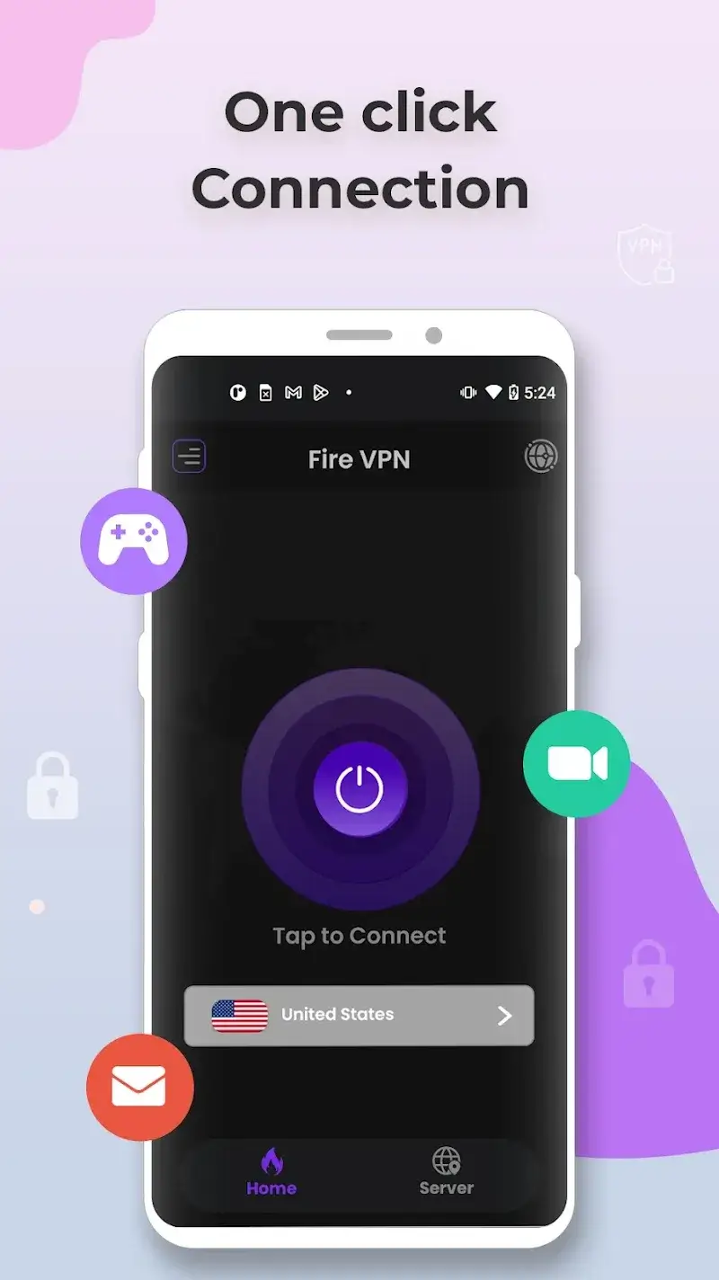Fire VPN - screenshot 1