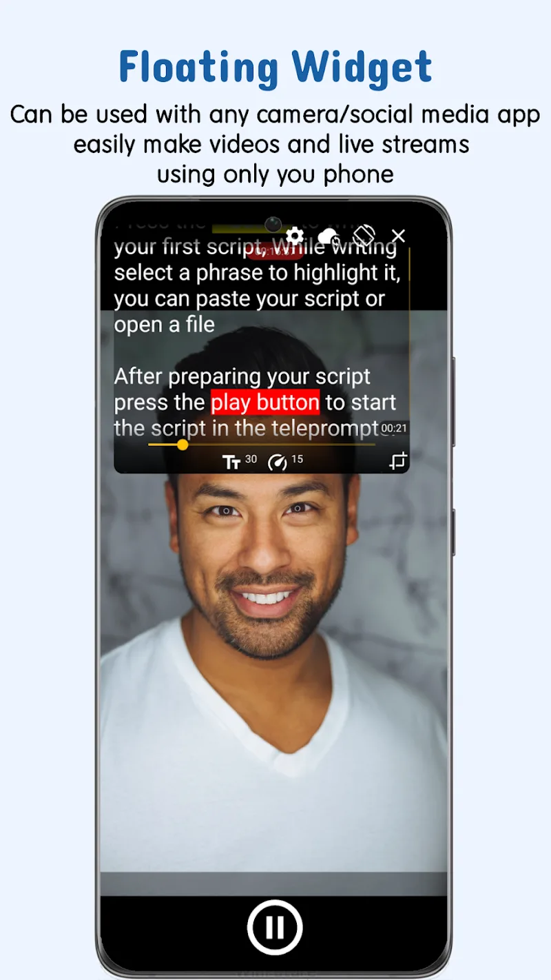 Nano Teleprompter v8.1.5 APK (Full Version) - screenshot 1
