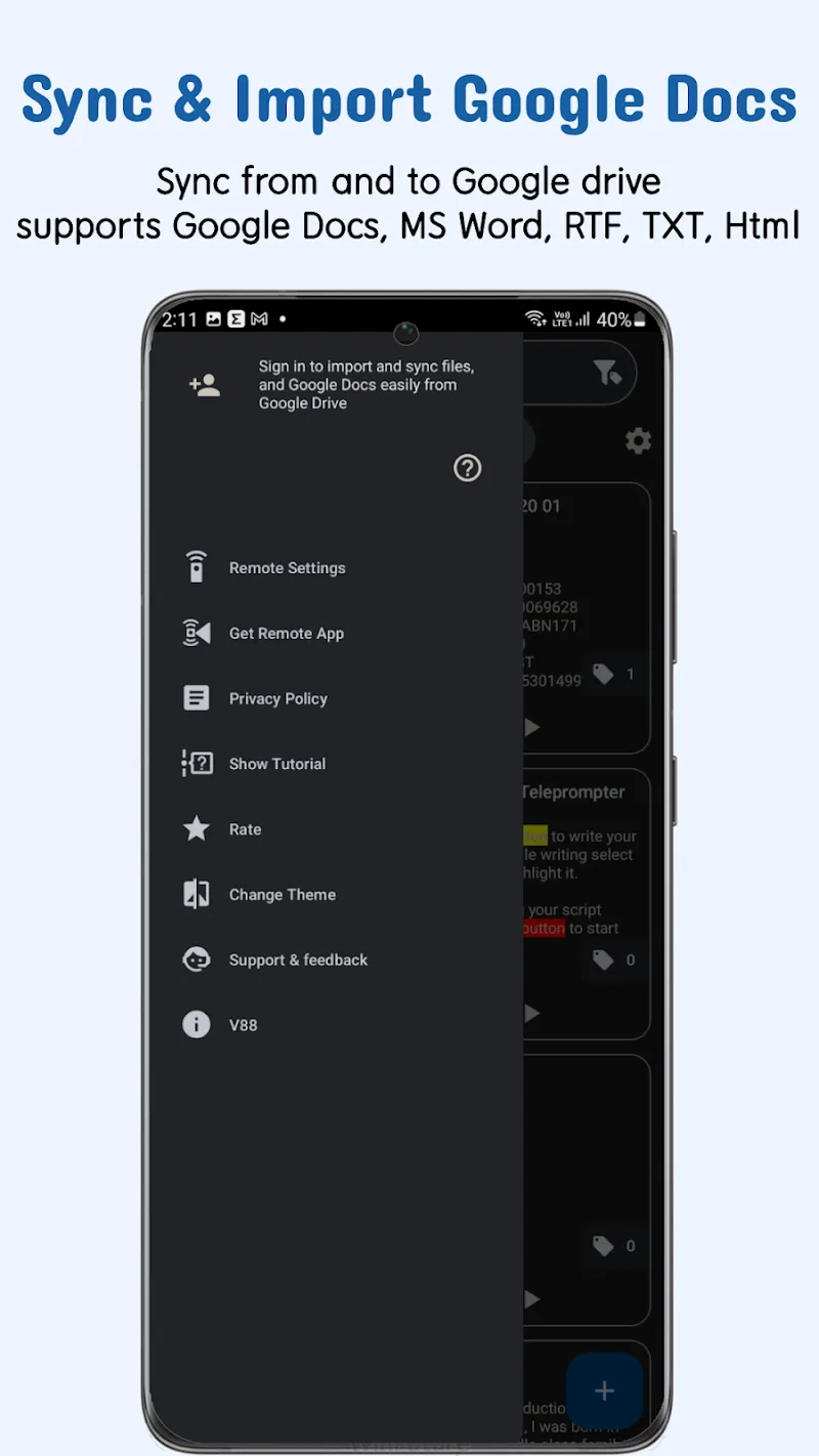 Nano Teleprompter v8.1.5 APK (Full Version) - screenshot 3