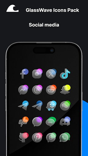GlassWave Icons Pack - screenshot 4