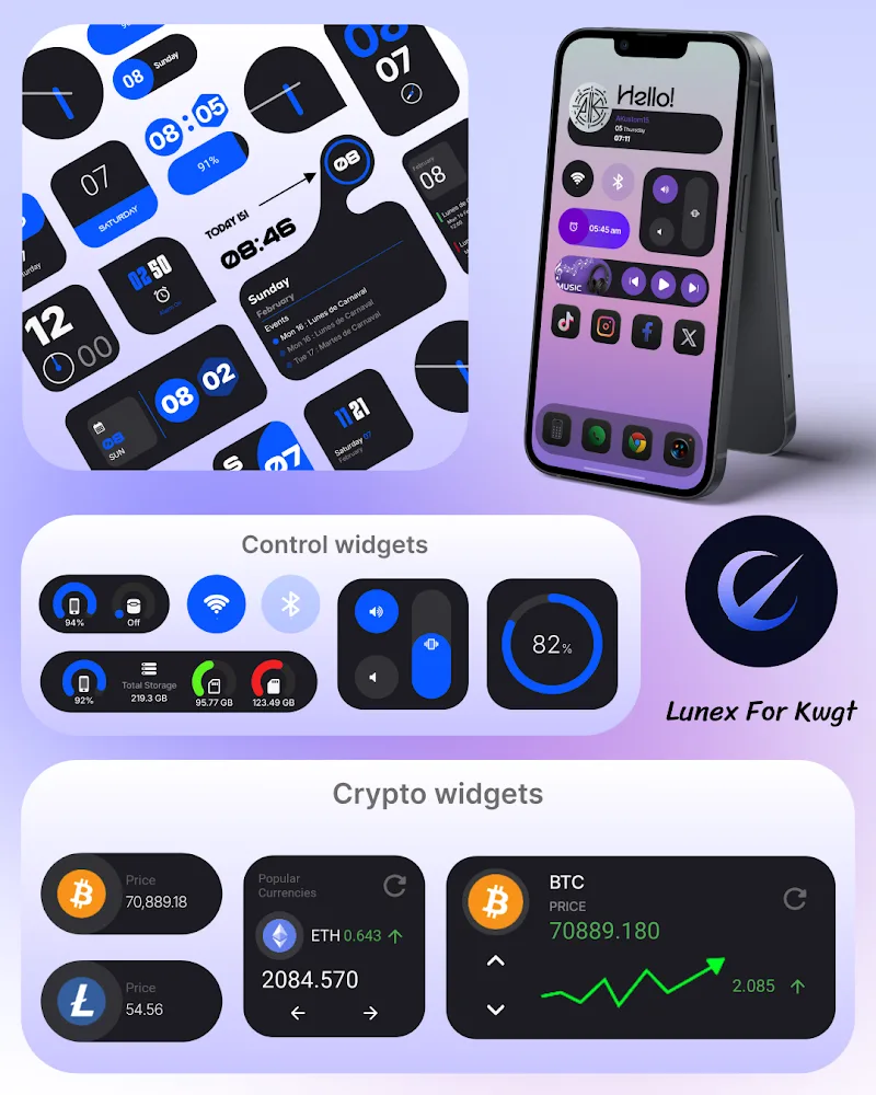 Lunex For Kwgt v1.1 APK (Full Version) - screenshot 3