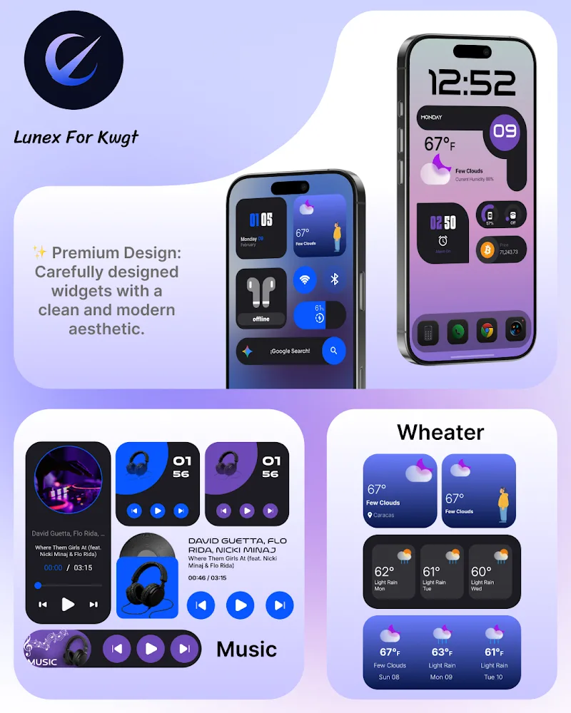 Lunex For Kwgt v1.1 APK (Full Version) - screenshot 4