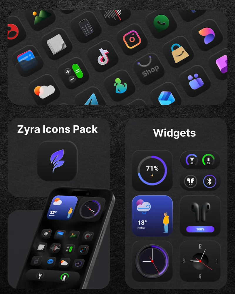 ​Zyra Icon Pack v2.1 APK (Full Version) - screenshot 1