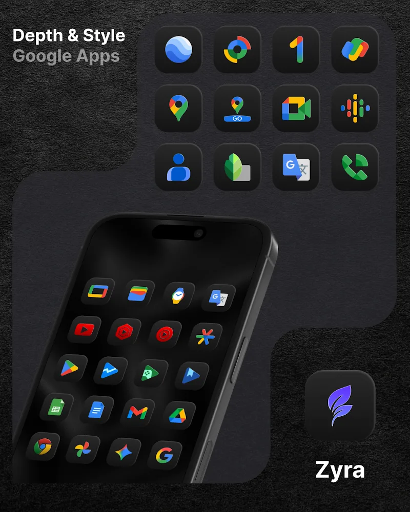​Zyra Icon Pack v2.1 APK (Full Version) - screenshot 3