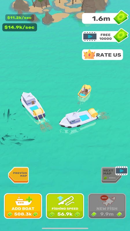 Fish Tycoon Ocean Empire idle - screenshot 3