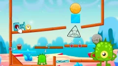 Alarmy & Monsters: physics puzzle game - screenshot 2