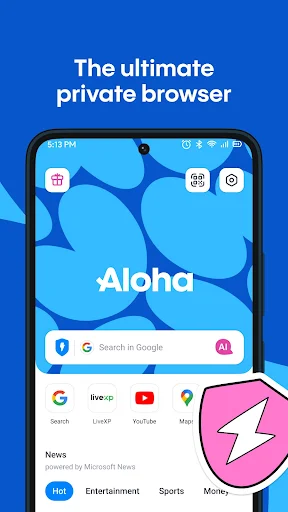 Aloha Browser MOD APK (Premium Unlocked) 7.14.2 - screenshot 1