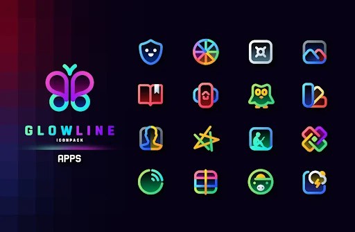 GlowLine Icon Pack - screenshot 5