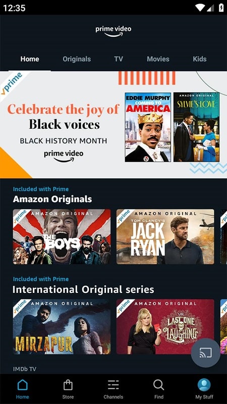 Amazon Prime Video APK - screenshot 1