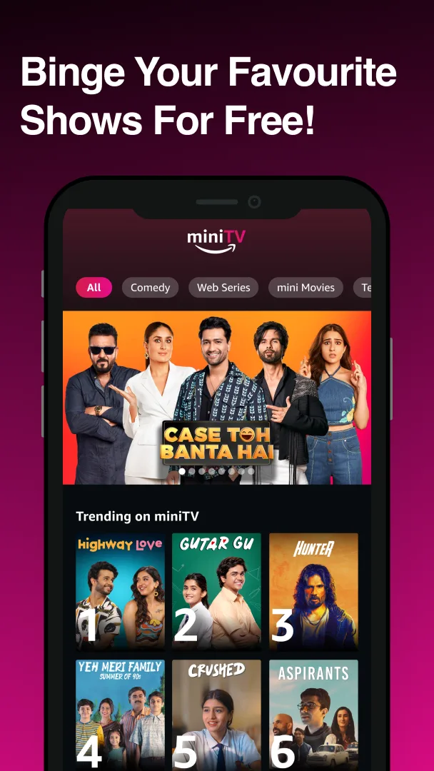 Amazon miniTV - screenshot 1