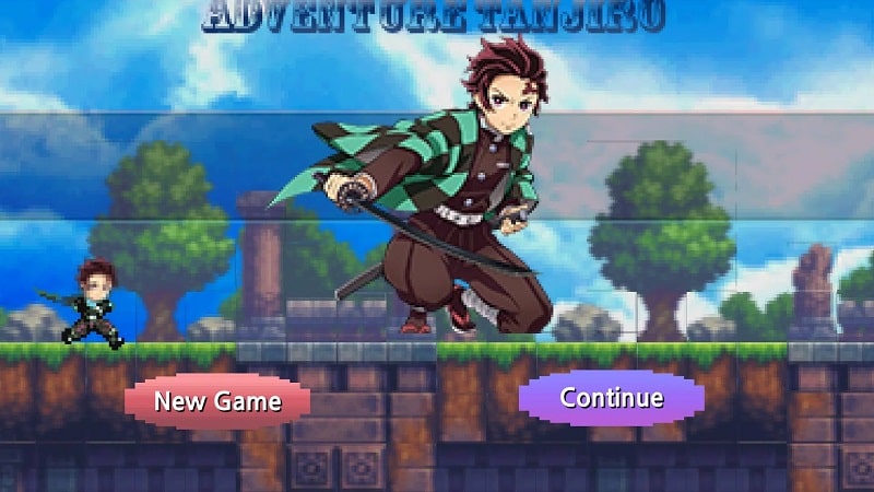 Tanjiro Game Pixel Adventure APK - app icon