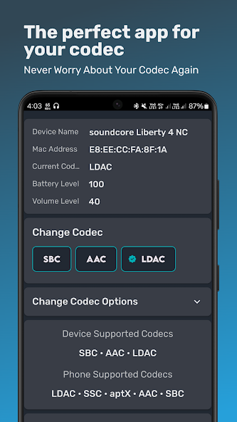 Bluetooth Codec Changer - screenshot 17