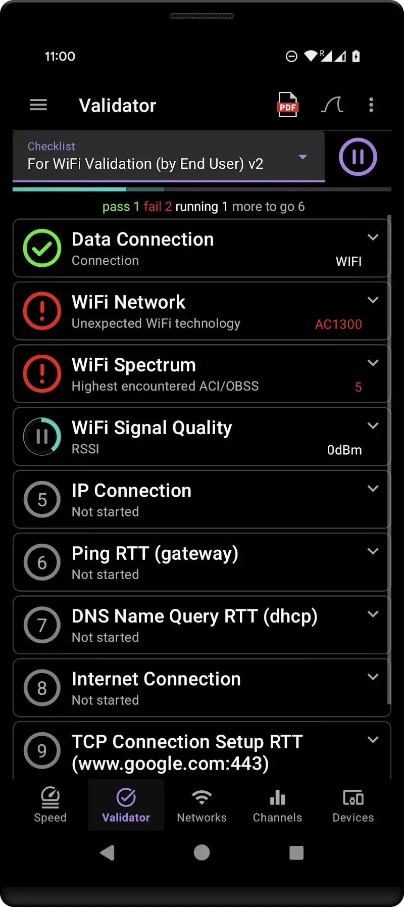 Speed Test WiFi Analyzer - screenshot 1