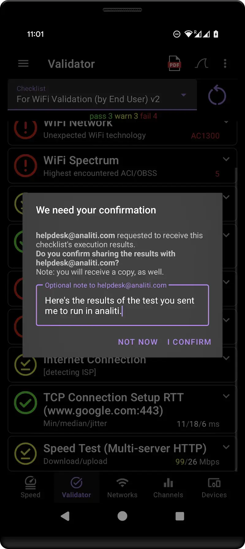 Speed Test WiFi Analyzer - screenshot 2