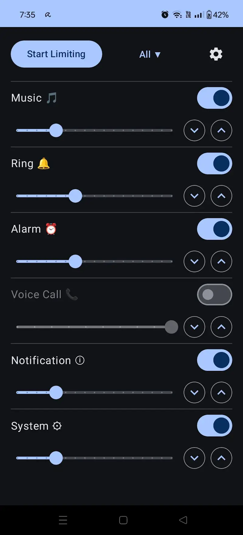 Volume Limiter - screenshot 2