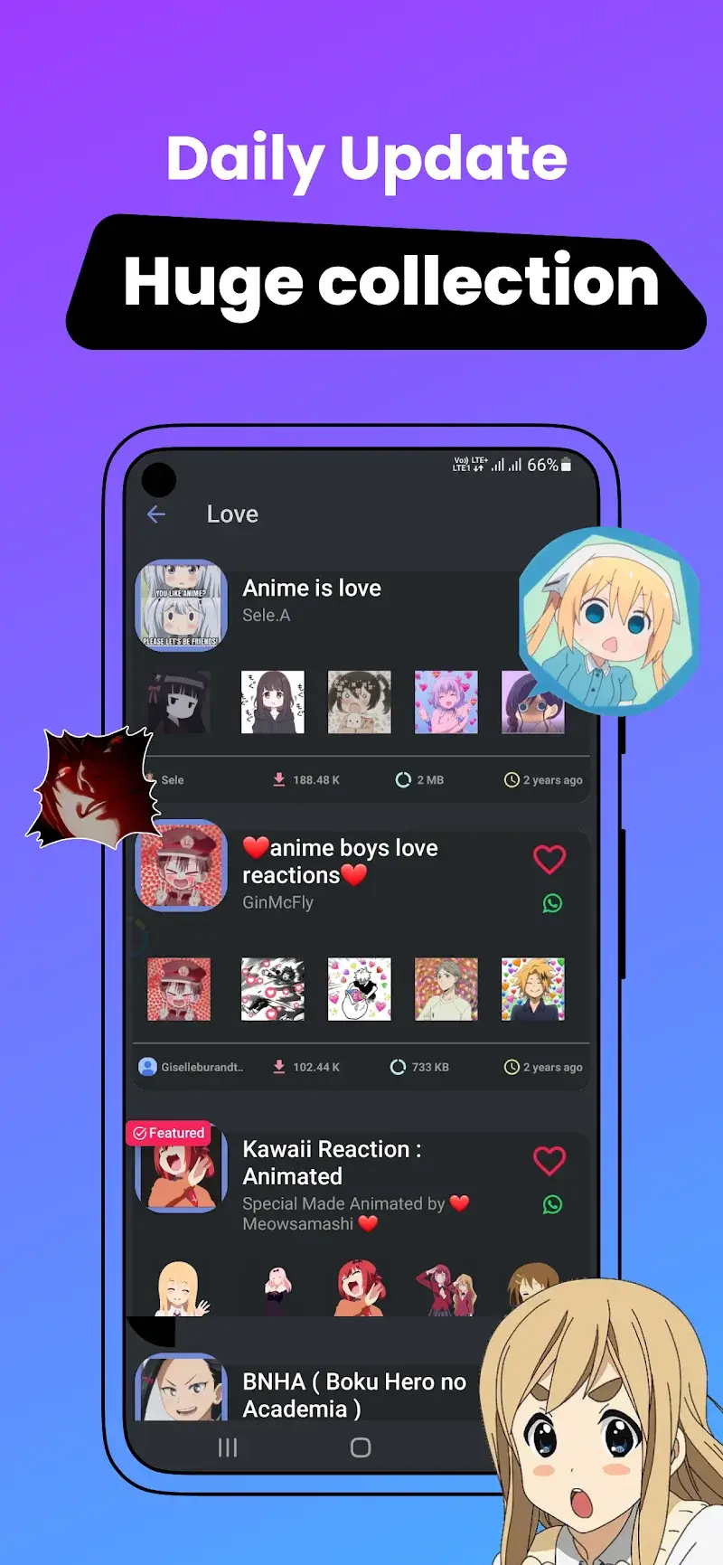 Anime Stickers - screenshot 6