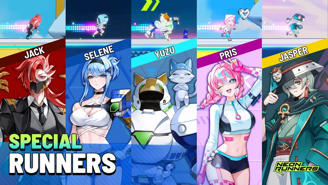 Neon Runners: Super Coins - screenshot 3