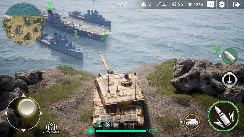 Tank Warfare PvP Blitz Game APK - screenshot 3