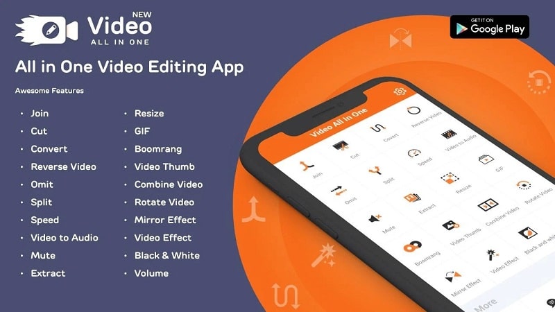 Video All in one editor APK - app icon