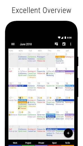 Business Calendar 2 Pro - screenshot 1
