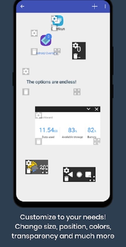 Overlays – Floating Launcher APK - screenshot 2