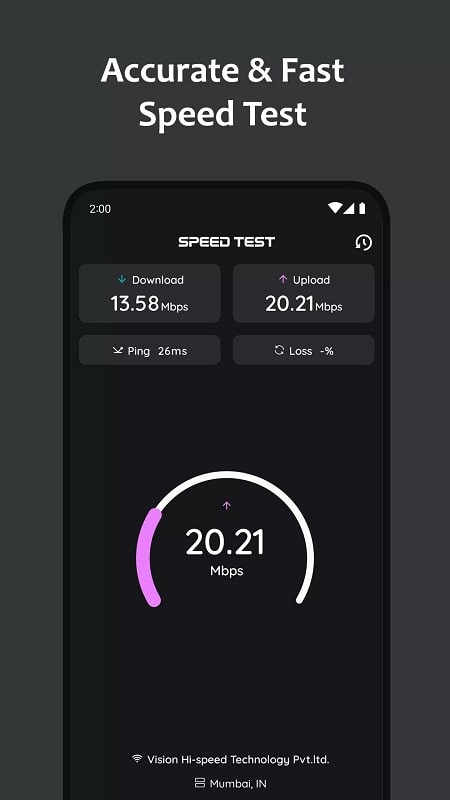 Rapid Internet Speed Test APK - screenshot 1