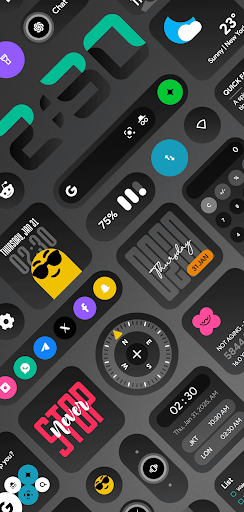 DarkGlass Widgets - screenshot 2