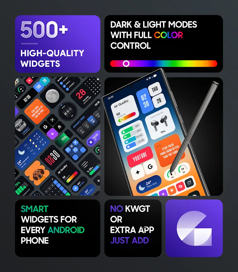 Galaxy Widgets One UI - screenshot 1
