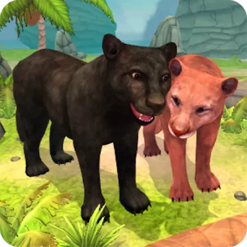 Panther Family Sim Online - Animal Simulator MOD APK icon
