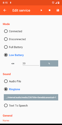 Battery Sound Notification APK 2.18 - screenshot 3