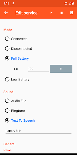 Battery Sound Notification APK 2.18 - screenshot 5