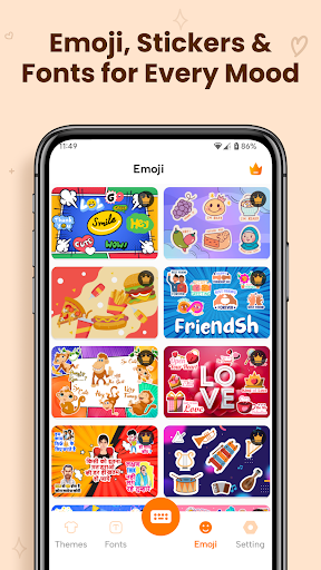 Keyboard Themes - Fonts, Emoji - screenshot 5