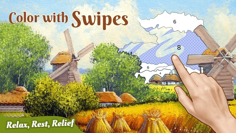 Color by Number – Colorswipes APK MOD APK icon