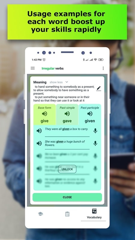 English Irregular Verbs APK - screenshot 3