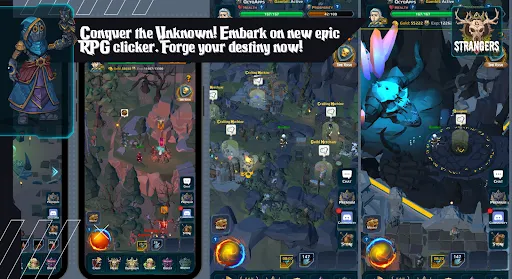 Strangers Idle RPG Online - screenshot 1