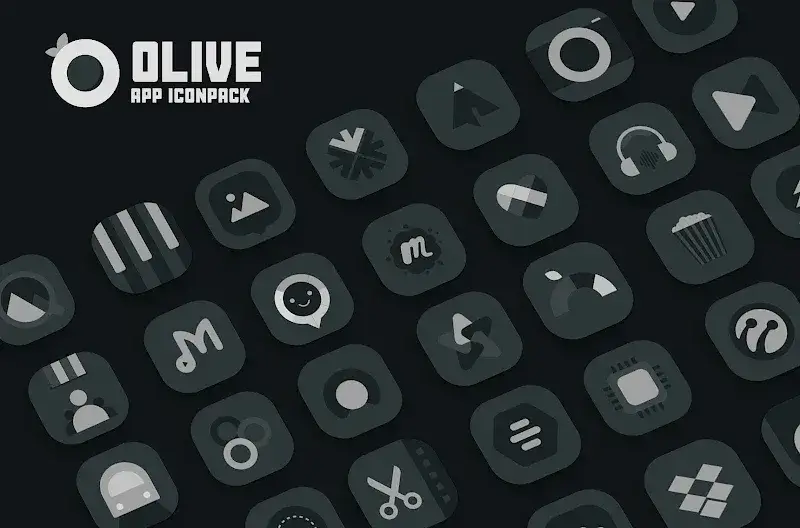 Olive Icon pack - screenshot 2