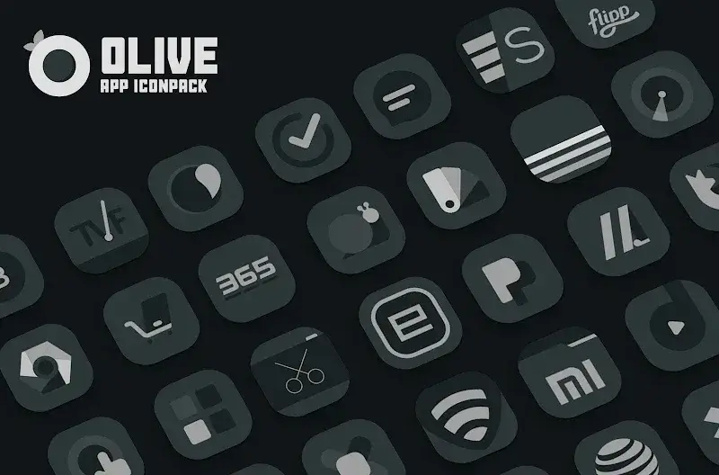 Olive Icon pack - screenshot 4