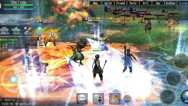 Release AVABEL CLASSIC MMORPG APK - screenshot 5