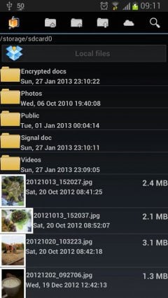 AndroZip Root File Manager - screenshot 2