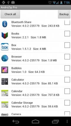 AndroZip Root File Manager - screenshot 4
