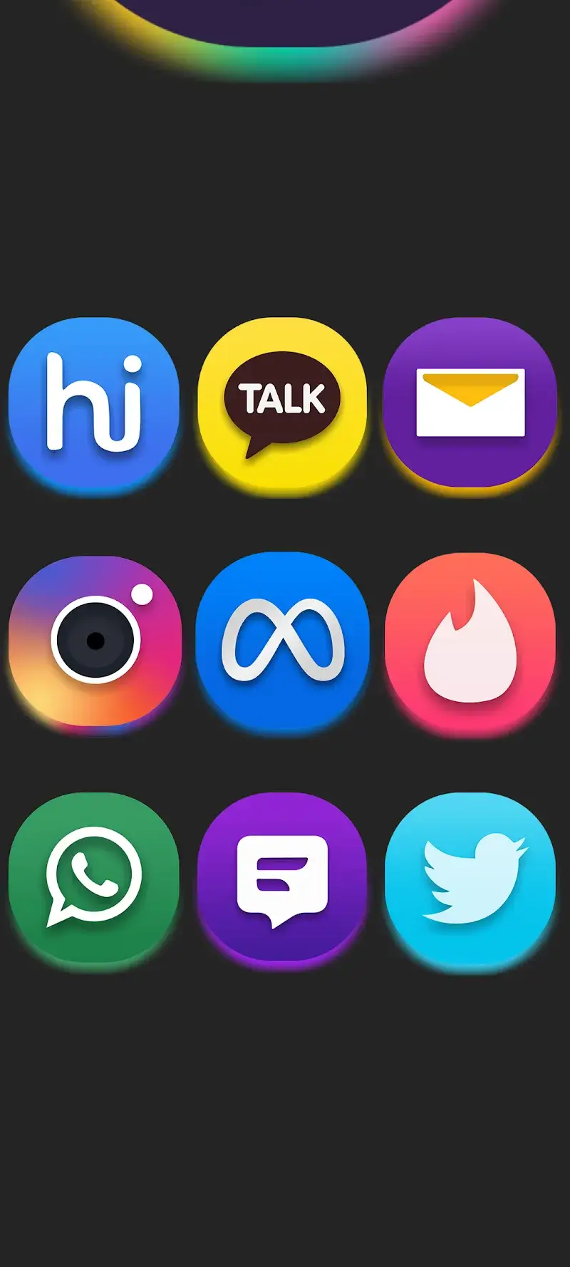 Glow - Icon Pack - screenshot 2