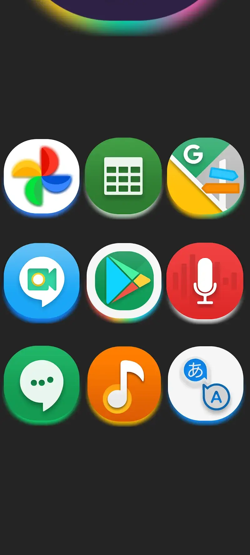 Glow - Icon Pack - screenshot 3